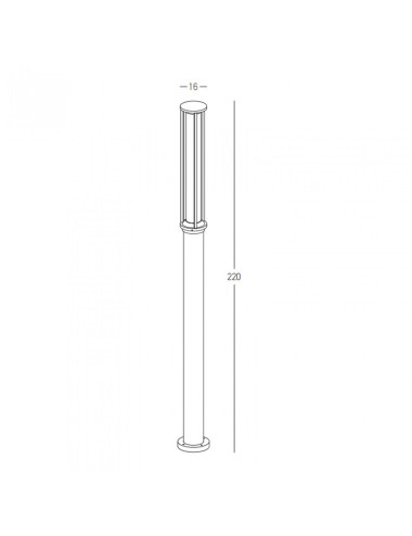 Garden lamp E348 LED IP65