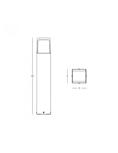 Garden lamp E351 LED IP65
