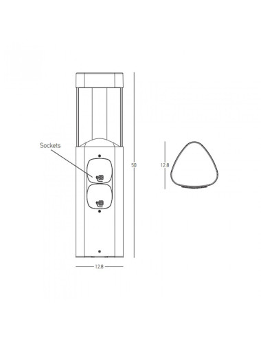 Garden lamp E354 LED IP54