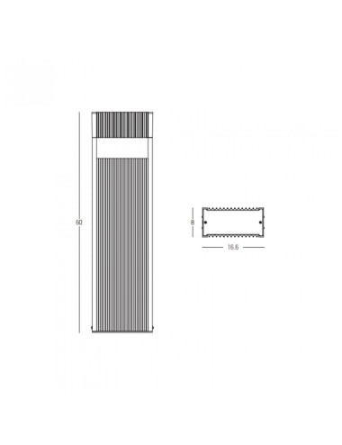 Garden lamp E368 LED IP65