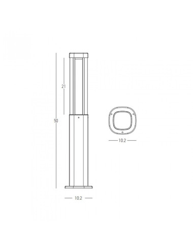 Садовая лампа E355 LED IP54