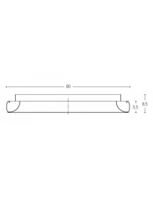 Griestu lampa 2056 Ø80 LED