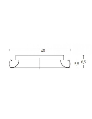 Ceiling lamp 2041 Ø40 LED