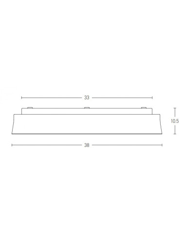 Lubinis šviestuvas 22128 Ø38 LED