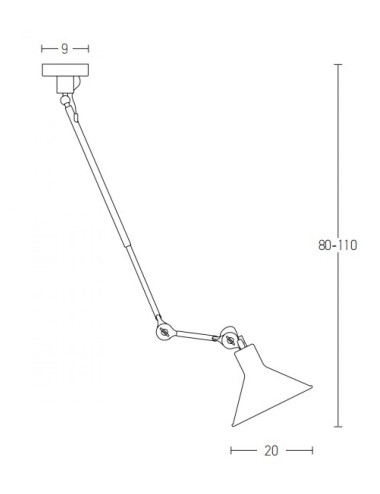 Griestu lampa 19219 Ø20
