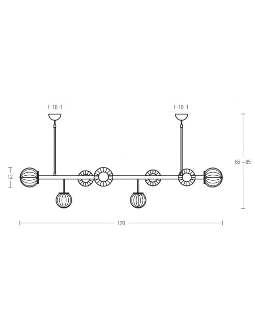 Потолочная лампа 18132-BR