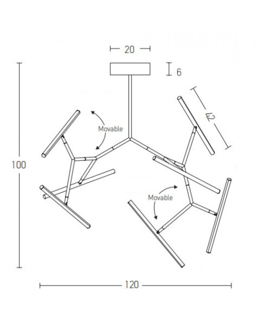 Потолочная лампа 2073 LED