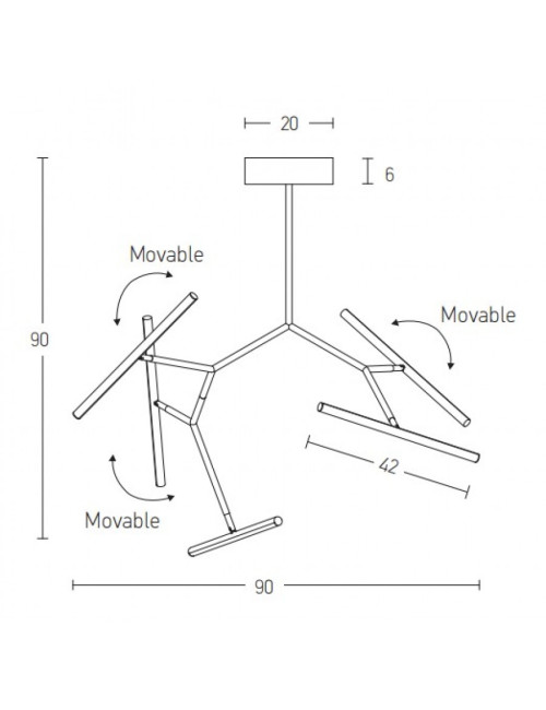 Потолочная лампа 2070 LED