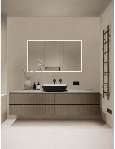 Spiegel Ambor IP44 LED 70x5.5x120 cm