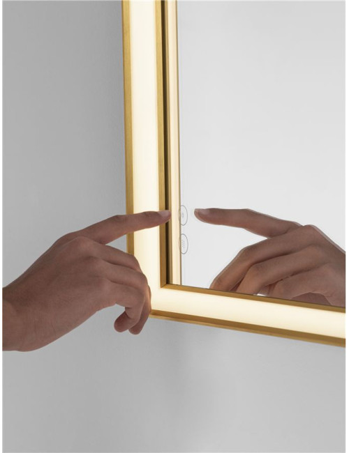 Veidrodis Ambor IP44 LED 70×120×5.5 cm