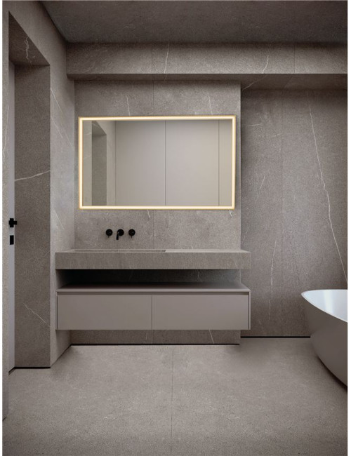 Veidrodis Ambor IP44 LED 70×120×5.5 cm