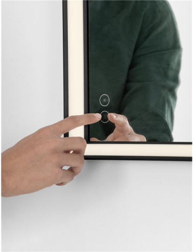 Mirror Ambor IP44 LED 60x5.5x80 cm