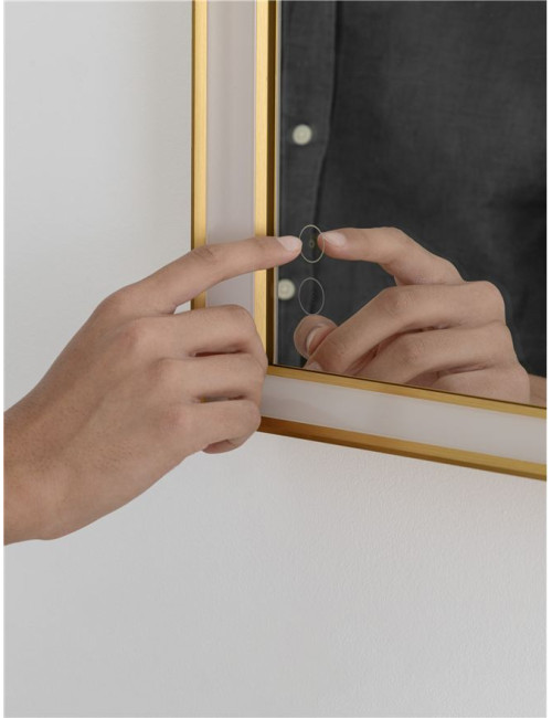 Peegel Ambor IP44 LED 60x5.5x80 cm