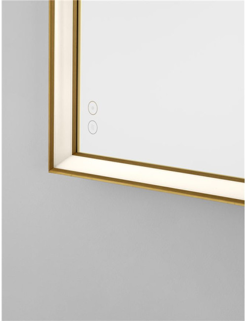 Spogulis Ambor IP44 LED 60x5.5x80 cm