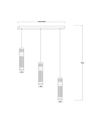 Pendelleuchte Ambiente 3 LED
