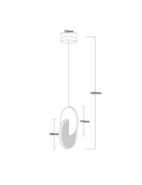 Pendant lamp Circlo LED
