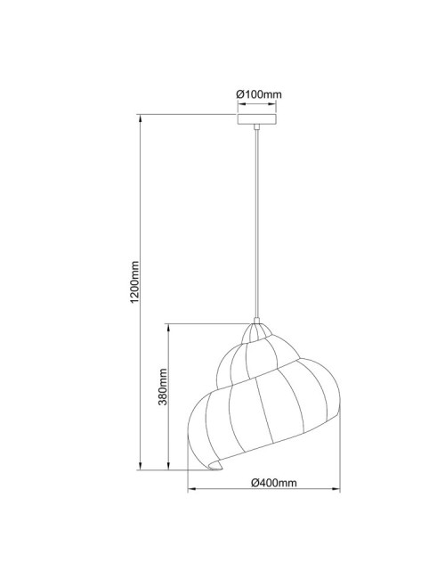 Ripplamp Shella Ø40