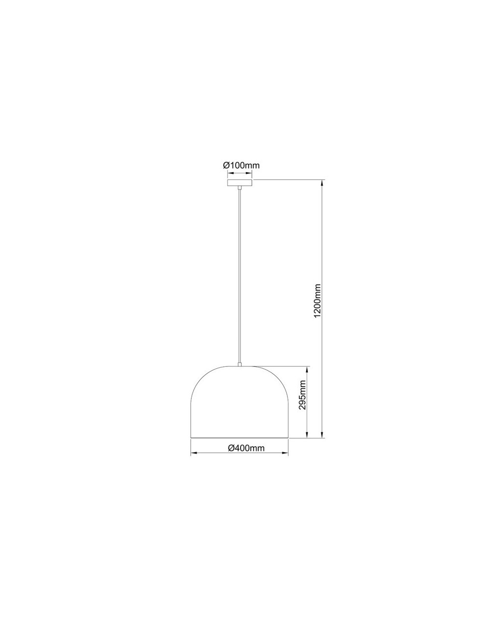 Piekaramā lampa Kanso Ø40