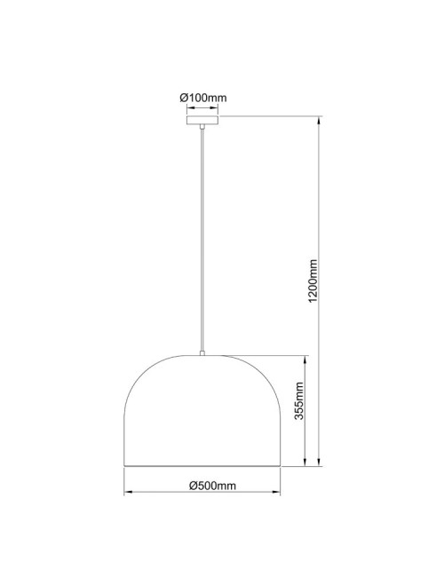 Piekaramā lampa Kanso Ø50
