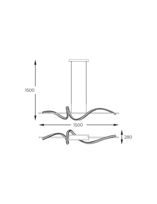 Chandelier Athesa LED