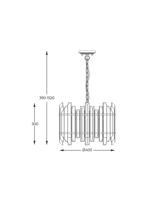 Lühter Alexandria Ø40