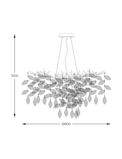 Chandelier Cindy Ø80