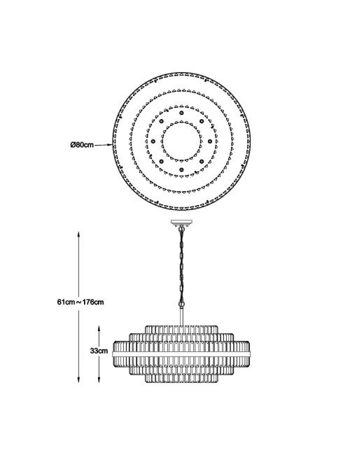 Chandelier Constantiople Ø87,5