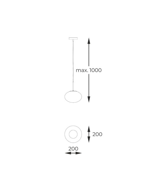 Pendant lamp Omi Ø20