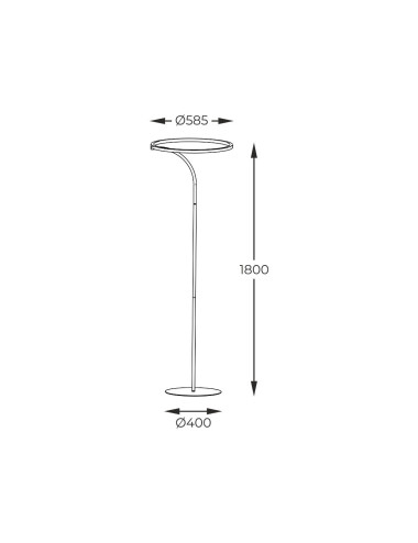 Floor lamp Corit LED