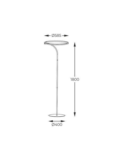 Floor lamp Corit LED