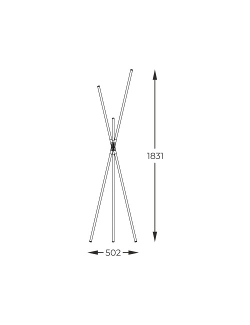 Stāvlampa Lautaro LED