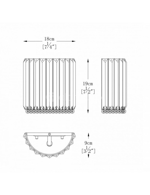 Sieninis šviestuvas Prince
