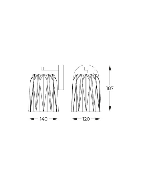Настенная лампа Tazza