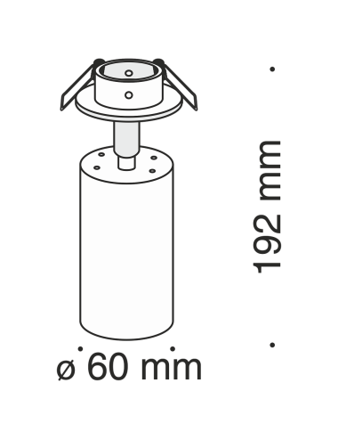Maytoni - Focus C018CL-01B iebūvējamā lampa | TavaGaisma.lv