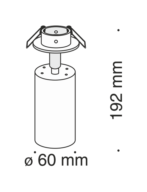 Iebūvējama lampa Focus