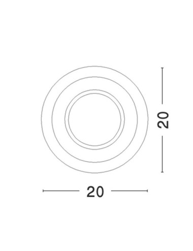 Recessed lamp Vitale Ø20