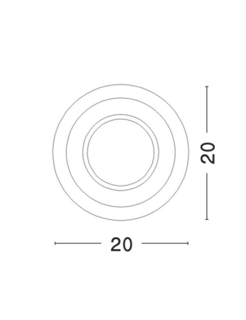 Recessed lamp Vitale Ø20
