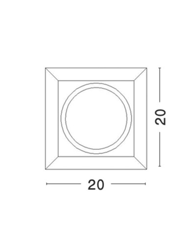 Recessed lamp Vitale