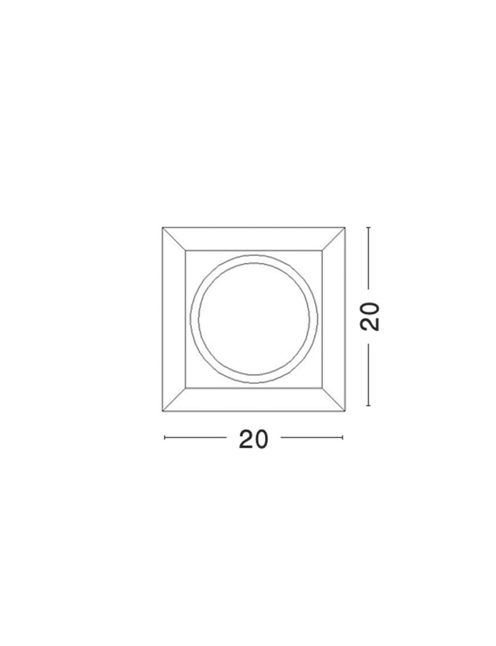Recessed lamp Vitale