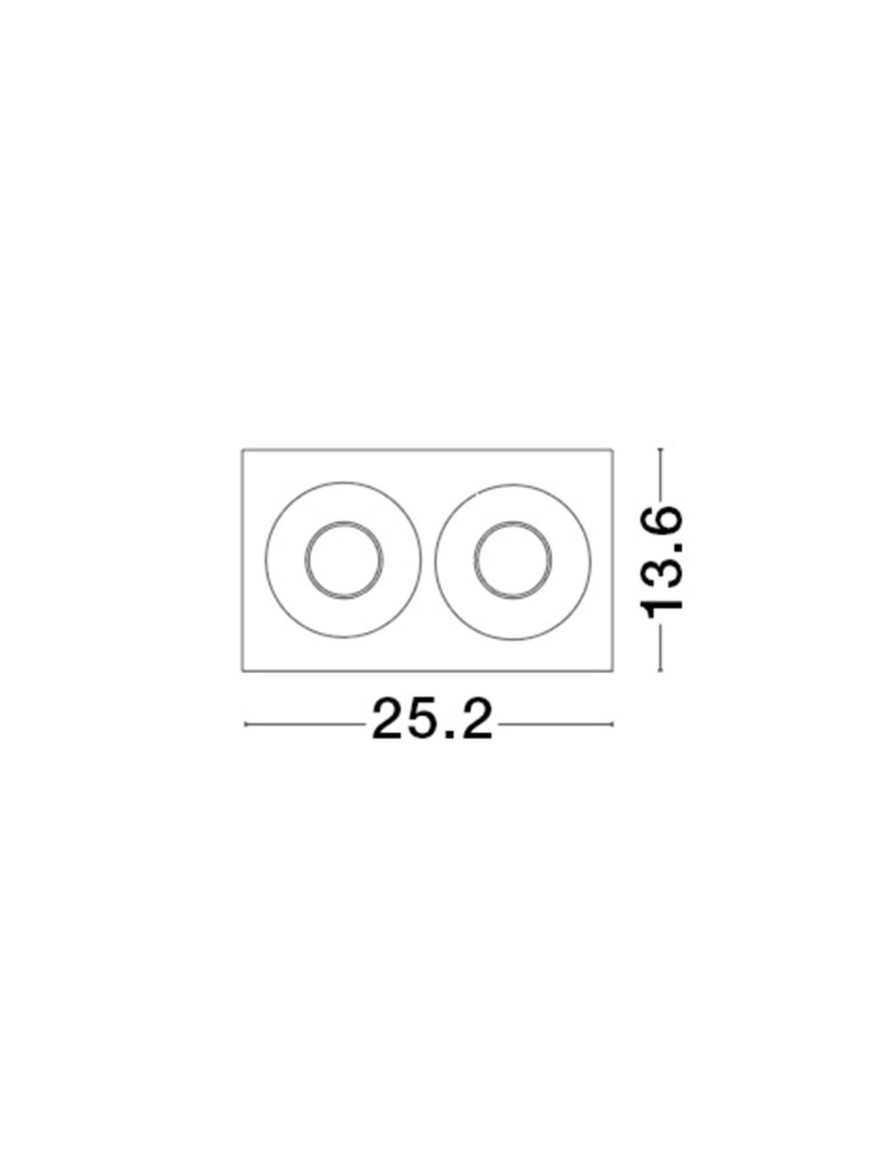 Recessed lamp Mib