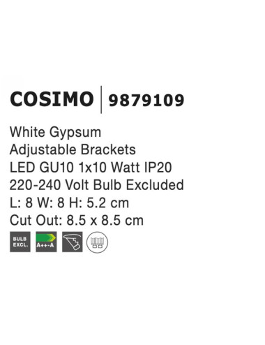 Recessed lamp Cosimo