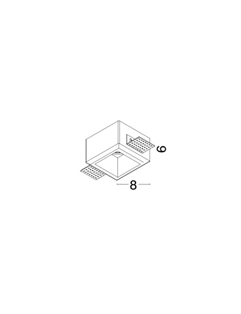 Recessed lamp Tobia