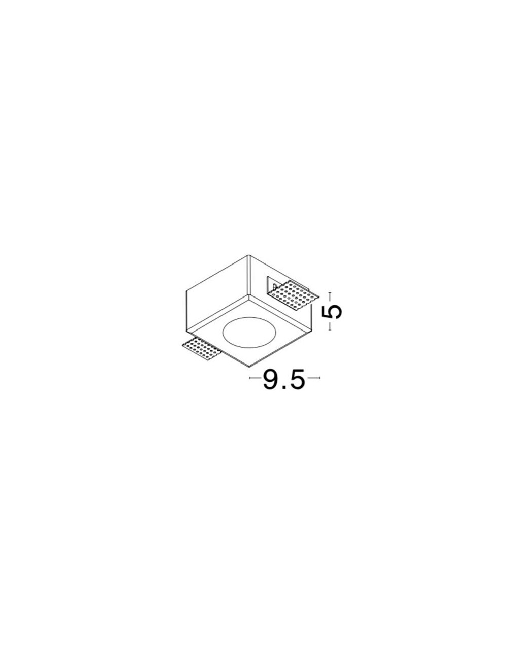 Recessed lamp Tobia