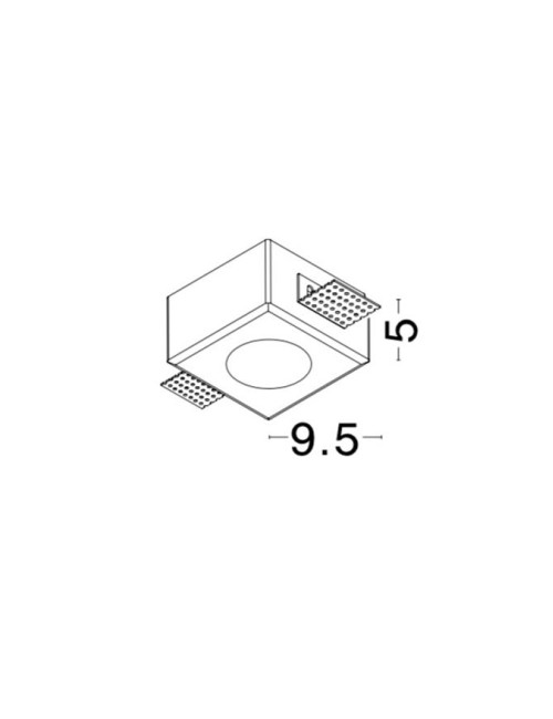 Iebūvējama lampa Tobia
