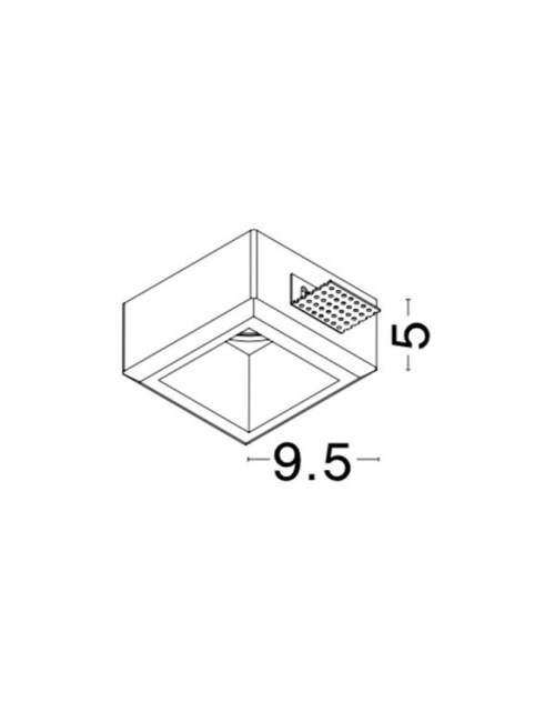 Recessed lamp Tobia