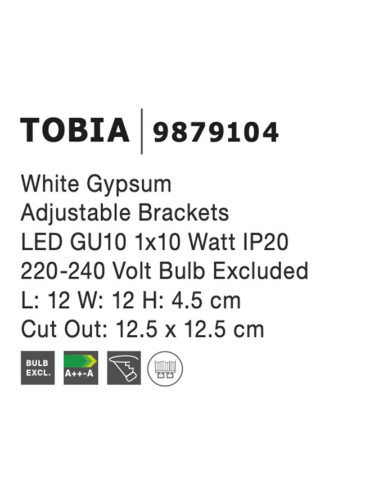 Einbauleuchte Tobia