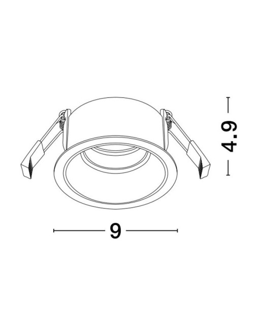 Встраиваемая лампа Reina Ø9