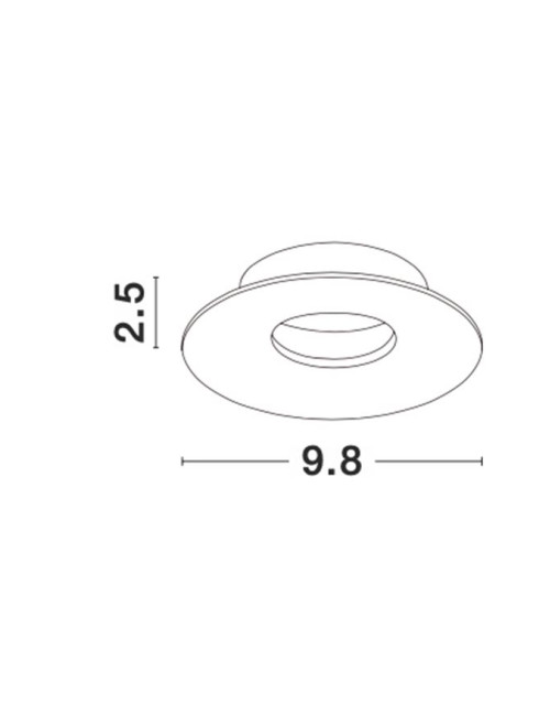 Recessed lamp Redo Ø9,8