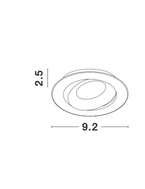 Süvisvalgusti Redo Ø9,2