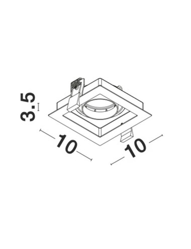 Nova Luce Süvisvalgusti Cedi 9430242 | TavaGaisma.lv/et